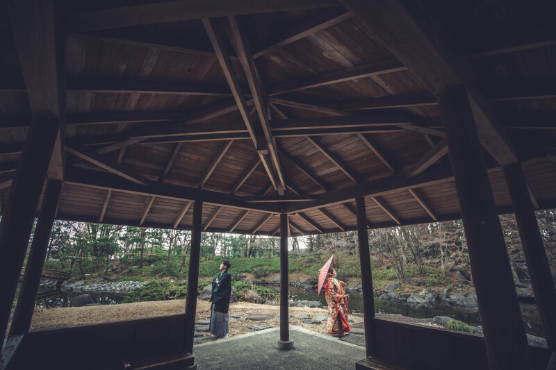1月2月　日本庭園撮影　68,000円　お好きな衣装１着（衣装差額なし）データ130カット付レタッチ済