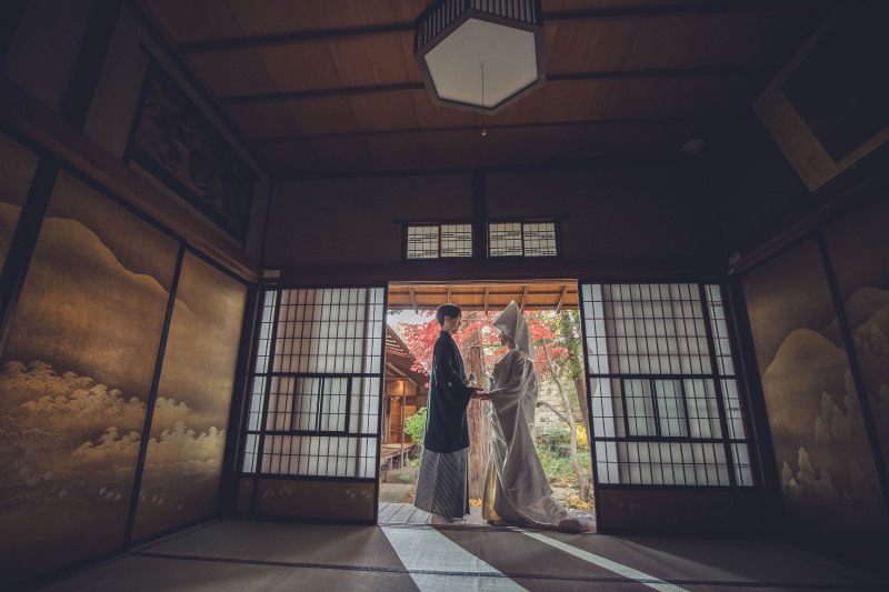 人気プラン♪ 紅葉掬翠苑撮影プラン お好きな衣装1着(衣装差額無し)和室レンタル付き 108,000円