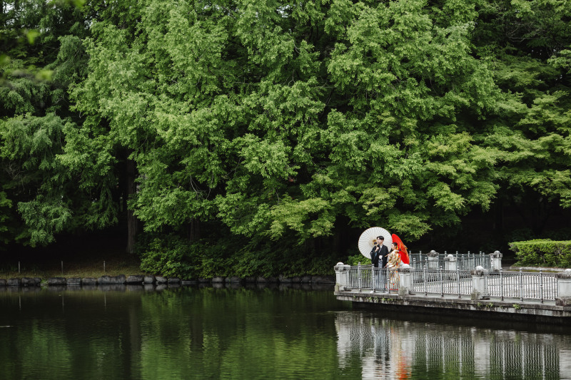 【新緑】5月から6月　お好きな衣装を着てスタジオ+日本庭園ロケ88,000 130カット付き