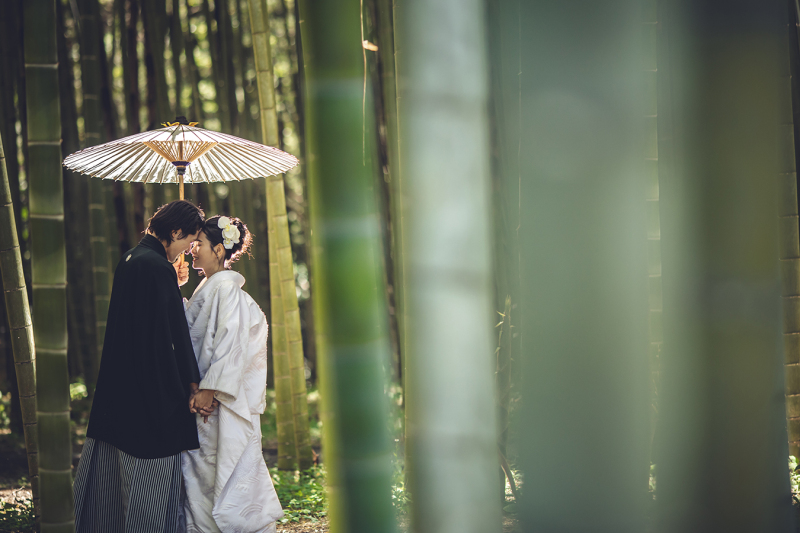 【4月25〜6月新緑プラン】 若竹の杜と日本庭園の2ヶ所ロケ　お好きな衣装２着着て撮影　&yen;110,000！