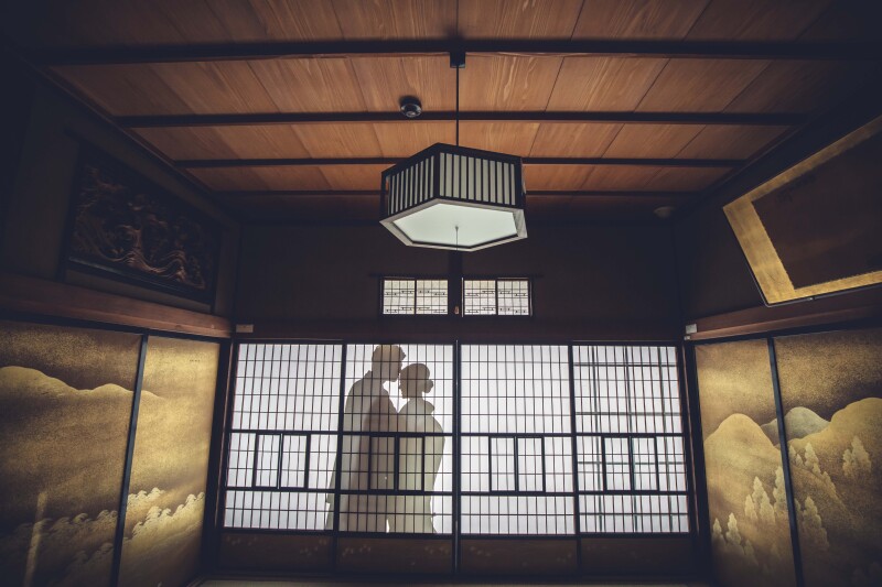 1月2月菊翠苑と日本庭園で撮影する2着プラン（衣装差額なし）110,000円　レタッチ済みデータ200つき