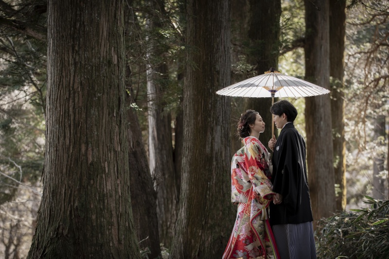 早割１月撮影★ウエルカムボードプレゼント♪日光田母沢御用邸で撮影する和装壱点プラン　衣裳（差額無し）・美容・撮影データ１３０枚付