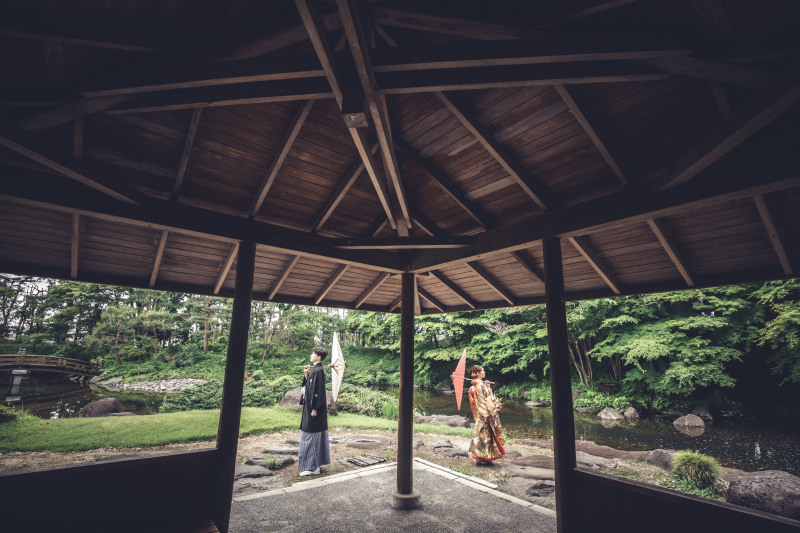 【新緑】5月から6月　お好きな衣装を着てスタジオ+日本庭園ロケ88,000 130カット付き