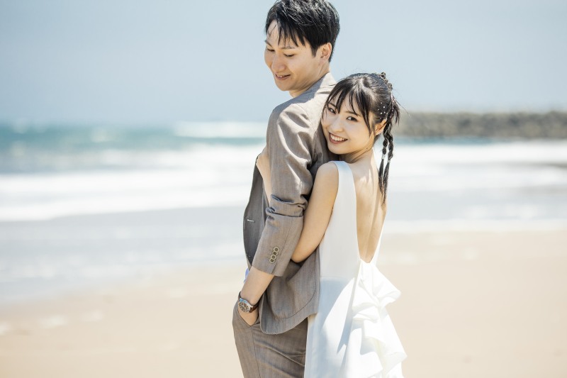 海ロケプラン9月~11月の撮影 衣裳1着(差額無し)・美容・撮影データ100カット付