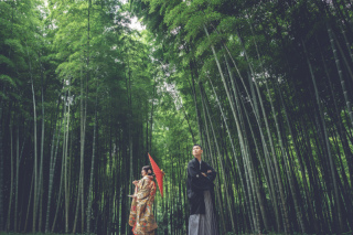 ¥110,000⇨¥78,000！【9月10月割引プラン】　若竹の杜、掬翠園、日本庭園のお好きな場所1ヶ所で撮影