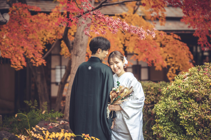 人気プラン♪ 紅葉掬翠苑撮影プラン お好きな衣装1着(衣装差額無し)和室レンタル付き 108,000円