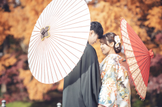 10/25~11/25日本庭園公園撮影 お好きな衣装一着着て110,000⇨88,000 130カットデータ付！