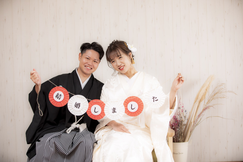 新春特別♪1月撮影★先着10組 日本庭園とスタジオで撮影★和装壱点プラン 衣裳1着(差額無し)・美容・撮影データ100カット付き