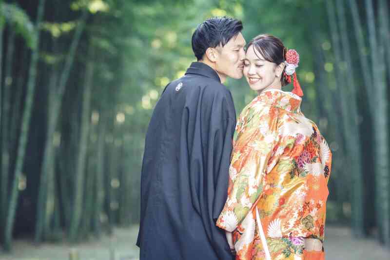 【４月撮影】若竹の杜　88000円　お好きな衣装2着（衣装差額なし）着付メイクヘア　撮影　データレタッチ済み130付