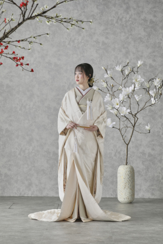 白無垢×色掛け下（BE）