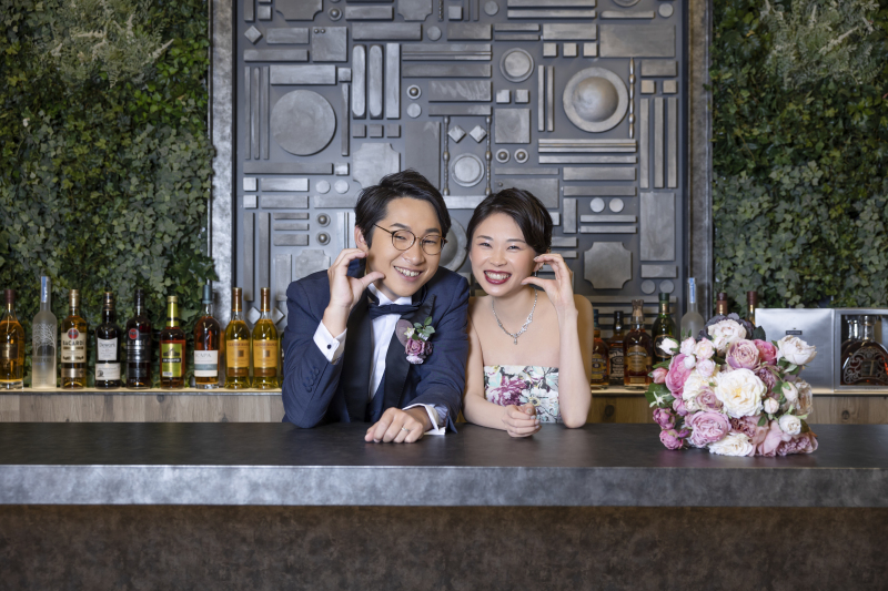 ブーケと一緒に