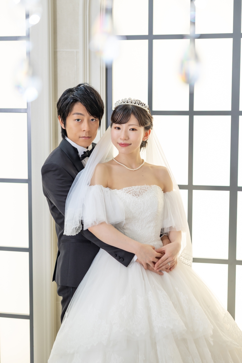 シャンデリア越しに撮影