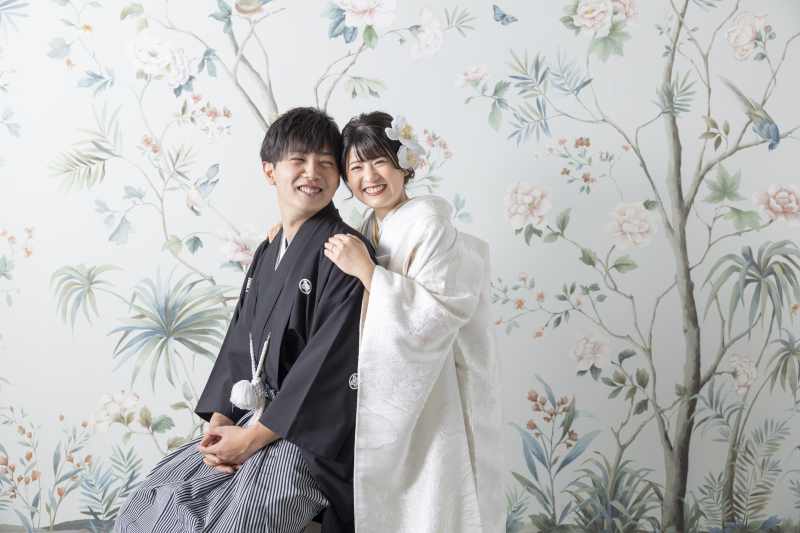 自然なボタニカル背景で!