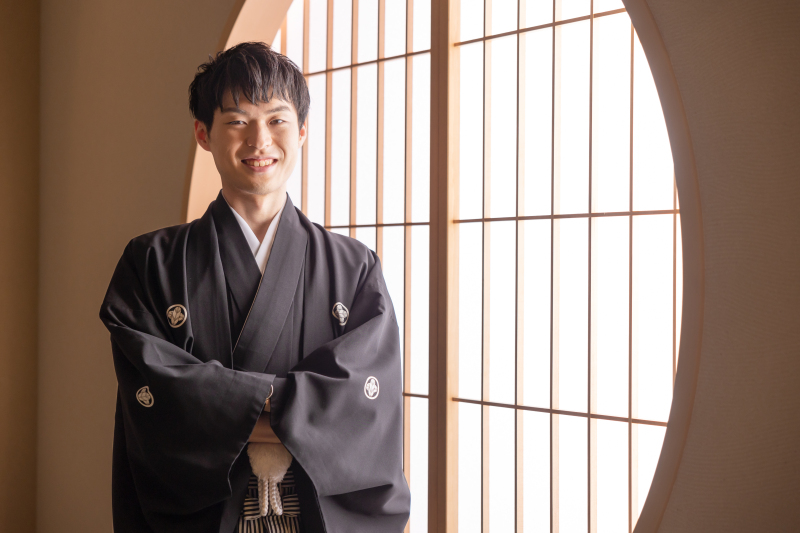 ご新郎様のソロショットも！