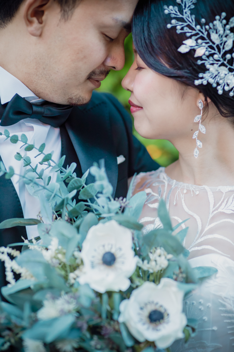 こだわりのドレスとブーケ