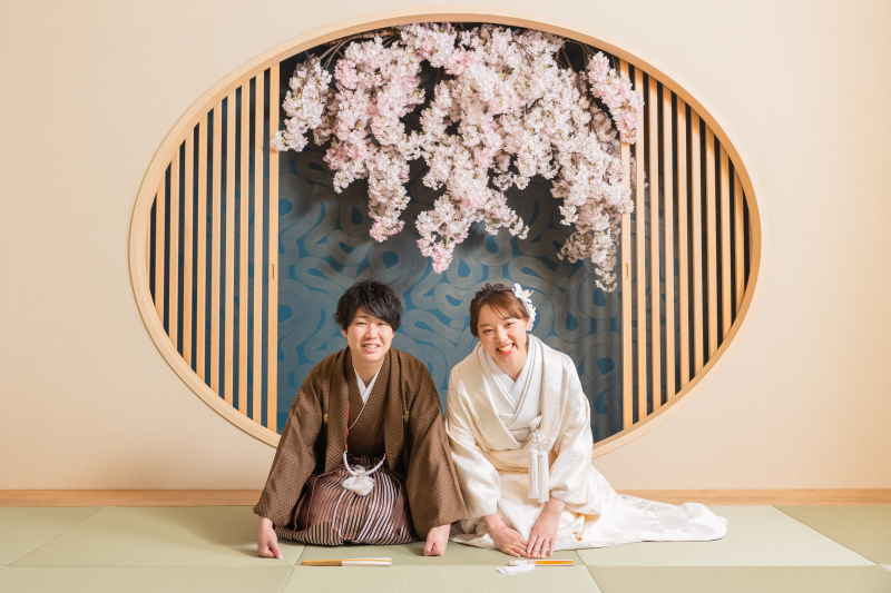 和装でビシッと