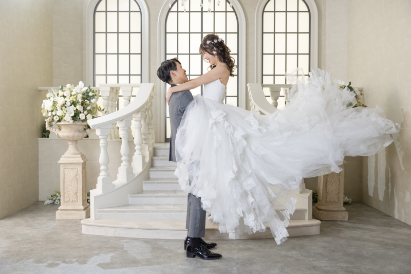 洋装でビシッと