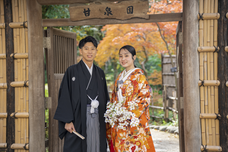 庭園ならではの撮影