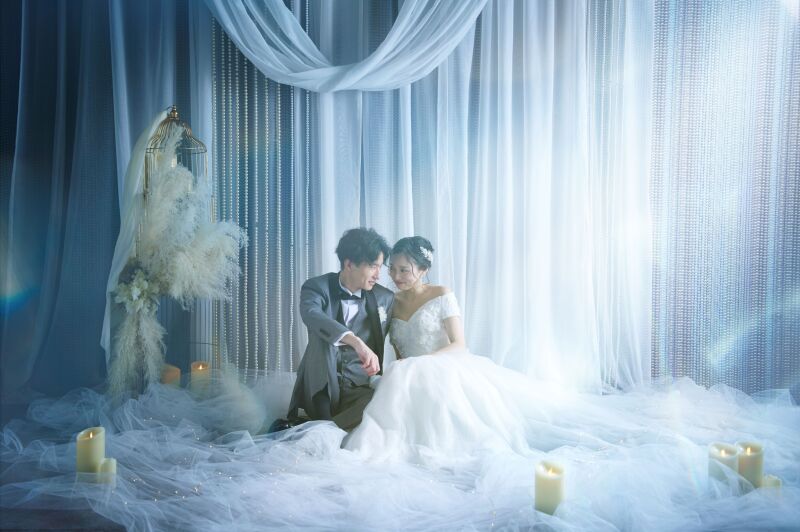 【スタジオ人気No.2】衣装1着プレミアムプラン 撮影100カット+納品データ30カット/レタッチ&美肌補正付