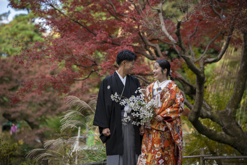 【紅葉撮影好評受付中!!】和装1着ロケーション撮影プラン(関東圏内出張費無料)納品データ100カット/全データ無料レタッチ付き