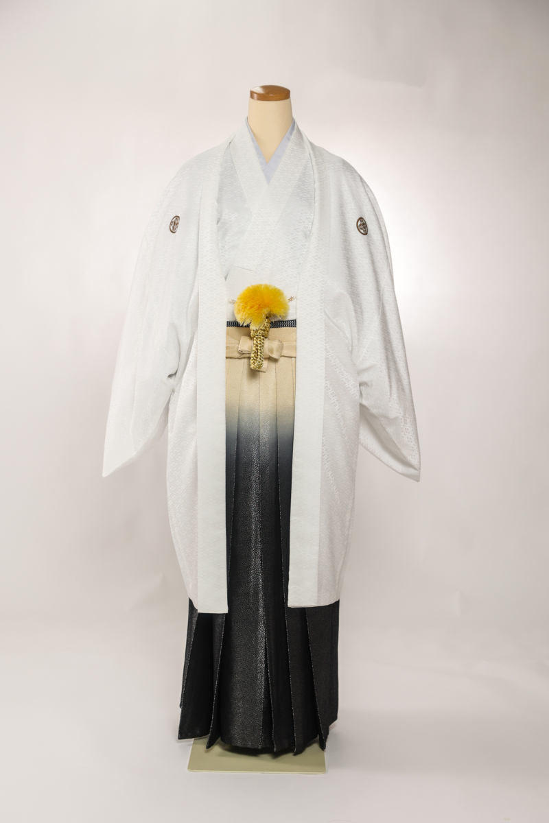 紋付袴（白）005