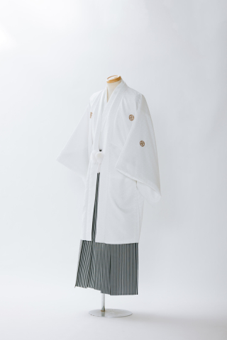 紋付袴（白）005