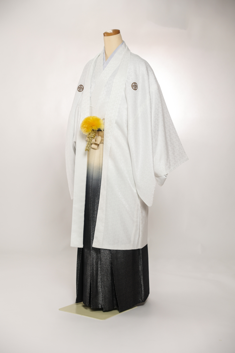 紋付袴（白）005