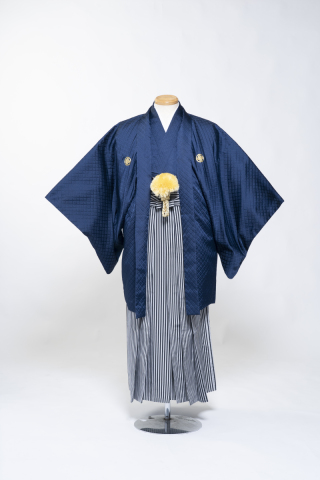 紋付袴（紺）004