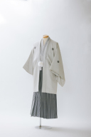 紋付袴（白・菱形）006