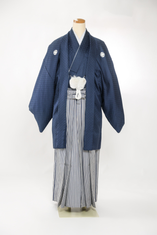 紋付袴（紺）004