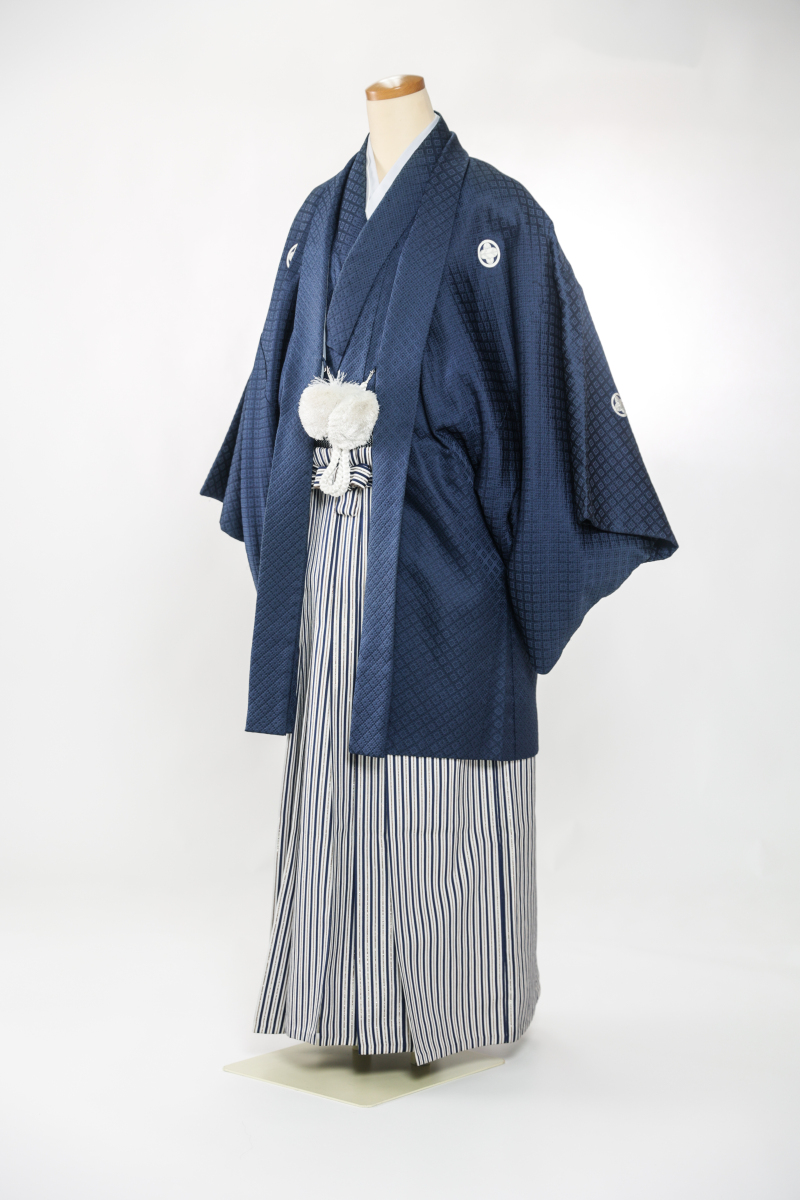 紋付袴（紺）004