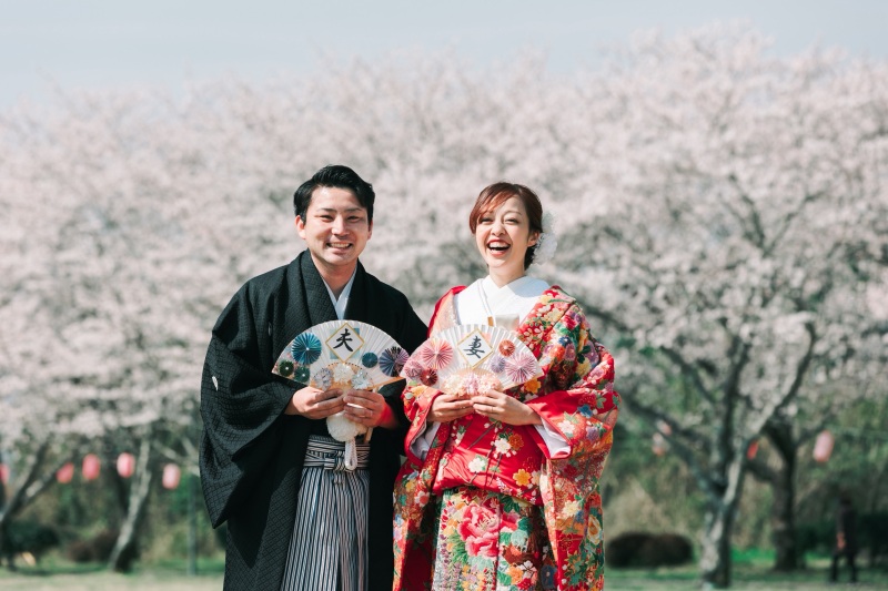 笑顔あふれる、桜色の幸せな時間
