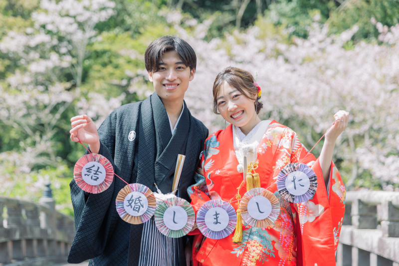 清水岩屋公園にて