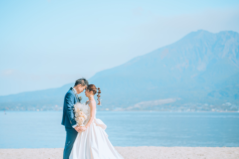 おでこをくっつけて♡