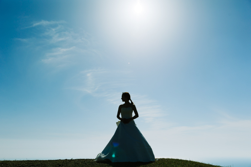 新婦様のシルエット