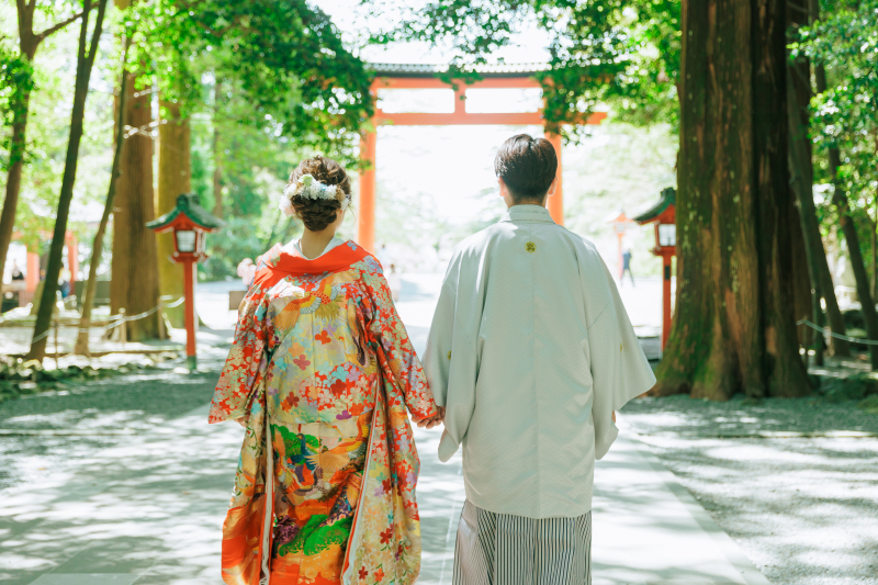 手繋ぎショット