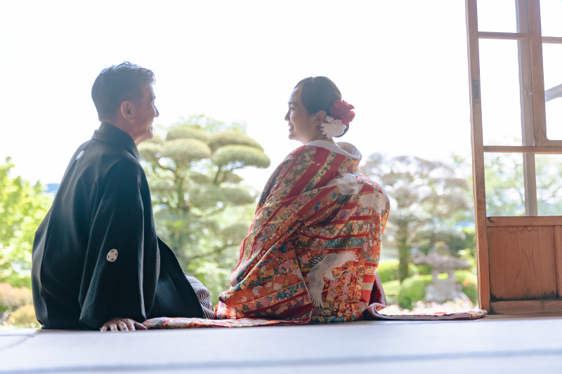 見つめ合う二人♡