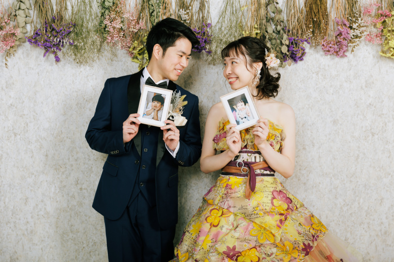 ドライフラワー背景