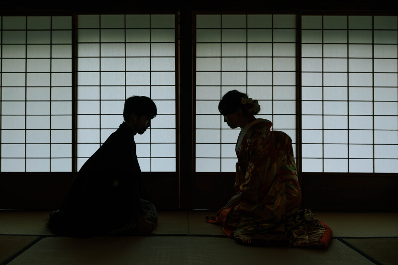 シルエット撮影