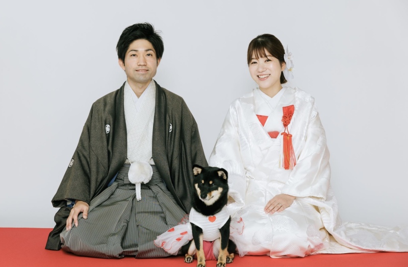 2万円お得!!【200cut全データ付き!】2着スタジオフォトプラン (和装・洋装組み合わせは自由!)