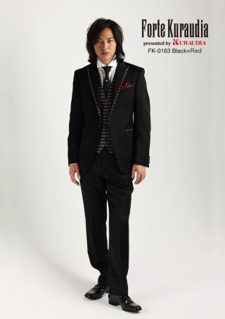 FK-0163Black×Red