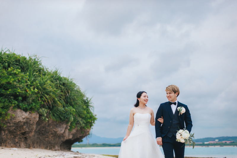 ビーチで王道の1枚