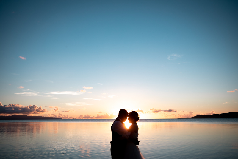 ドラマチックなサンセット