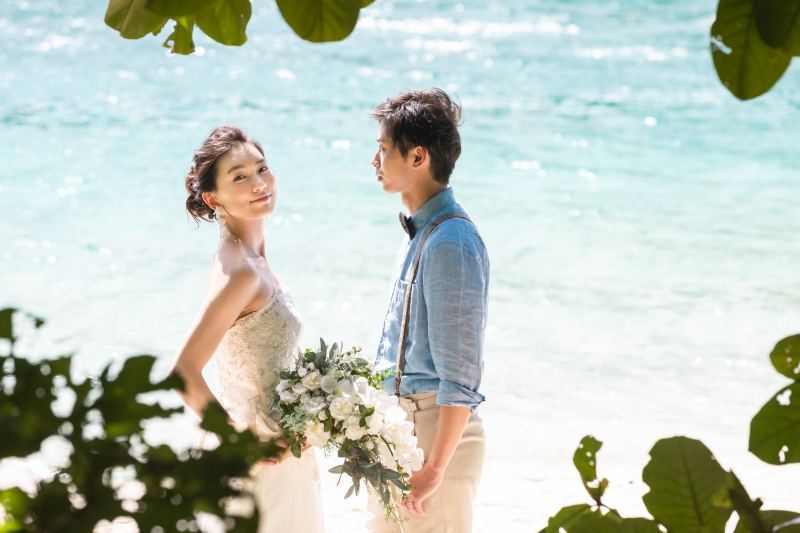 石垣島のビーチならではの撮影を!