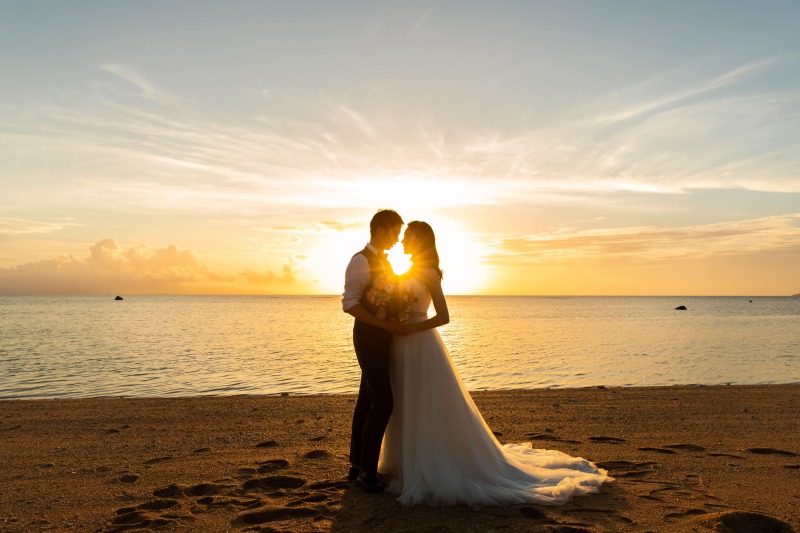 南国のサンセットフォト