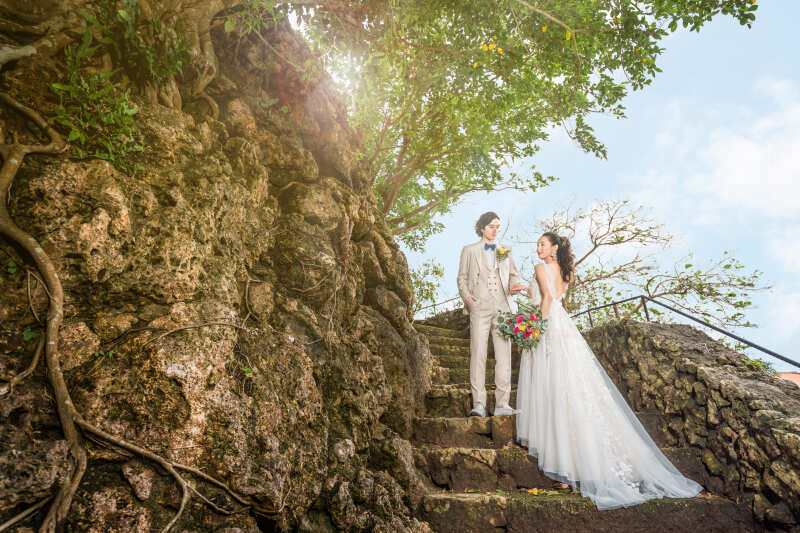 フサキビーチリゾートでのフォトウエディング★オーシャンビューフォトプラン【挙式会場&ビーチ&オーシャンビュー 100カット】