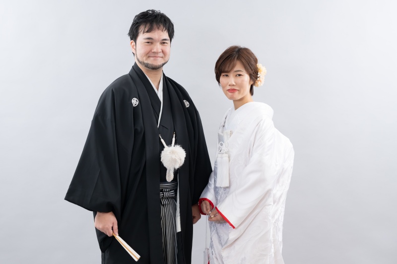 きちんとしたおふたりの写真も