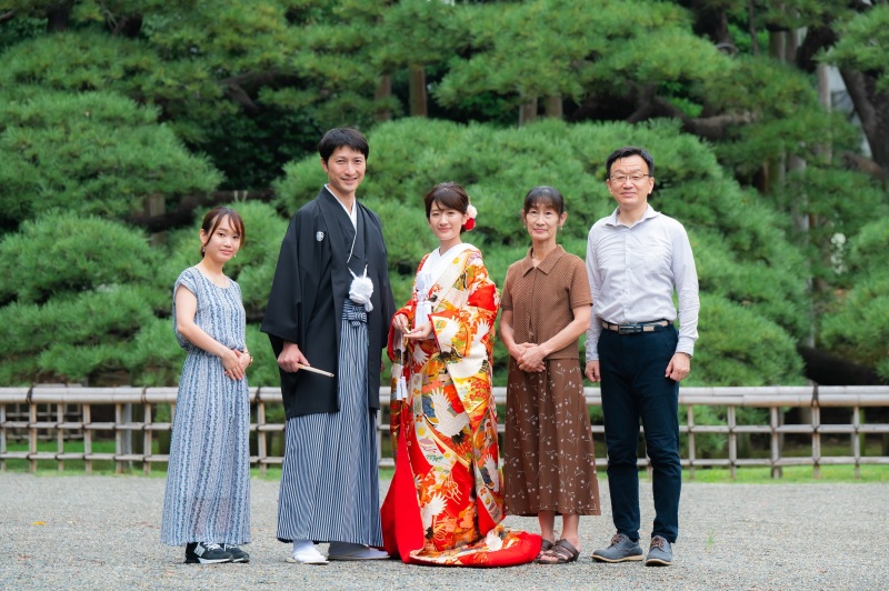 ご家族様との写真もお撮りできます。