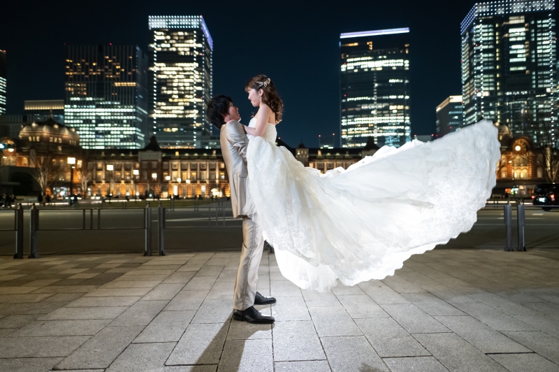 スカート フワッ♪