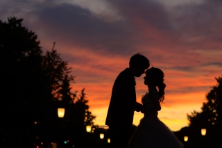 和装は花畑記念庭園での撮影　ドレスは東京駅のナイト撮影